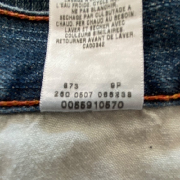 Men's Levi's Relaxed Straight May 2007 make in Mexico medium wash size 34/32 - Picture 10 of 12